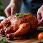 Maîtrisez la cuisson du rôti de chapon farci : conseils et durée pour un résultat parfait