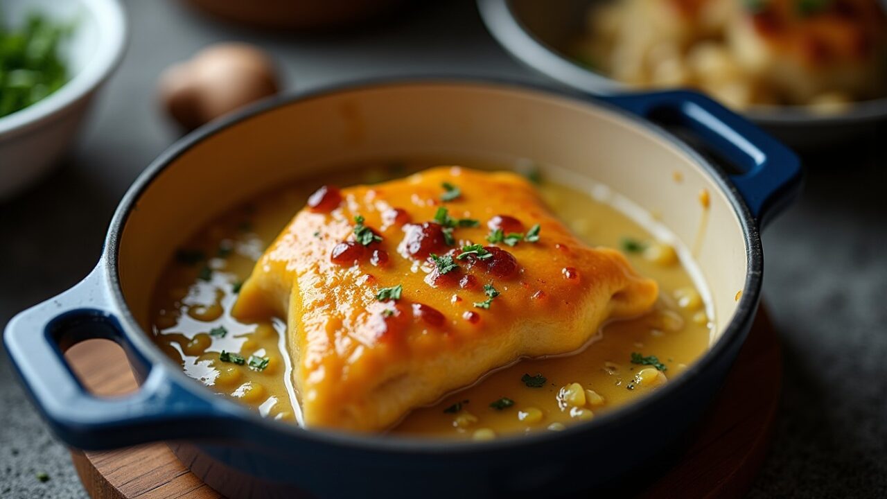 Cuisse de dinde fondante en cocotte : recette express et savoureuse