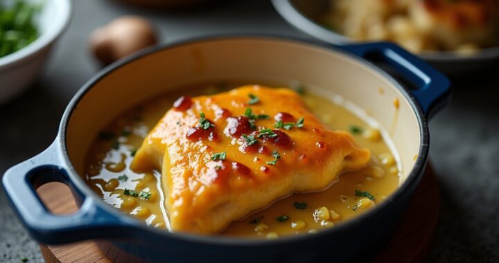 Cuisse de dinde fondante en cocotte : recette express et savoureuse